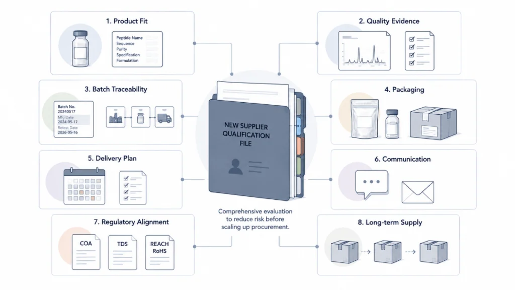 What Does It Mean to Qualify a Peptide Supplier