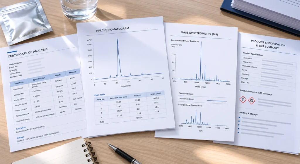 What Documents Should a Good Peptide Supplier Provide